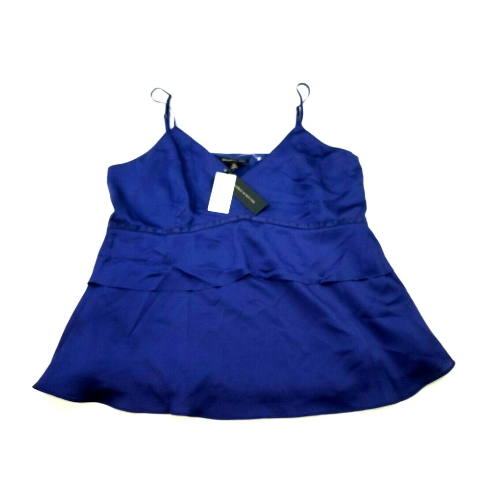 Banana Republic women top blouse 796763-00-1 blue sz 14 MSRP $58